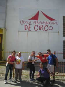 Intercânbio ICA na Escola Pernambucana de Circo