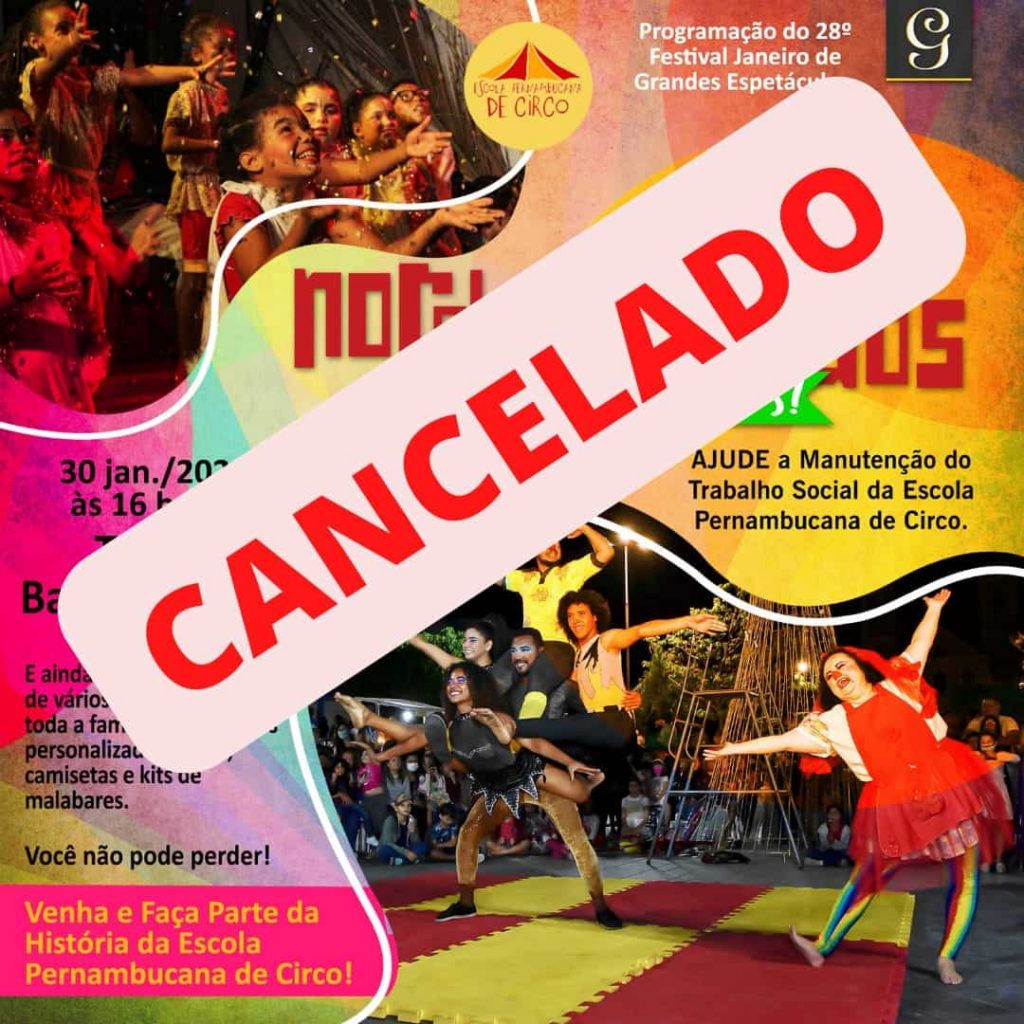 Escola - PE Circo - ATENÇÃO!!!!! Participação cancelada em evento