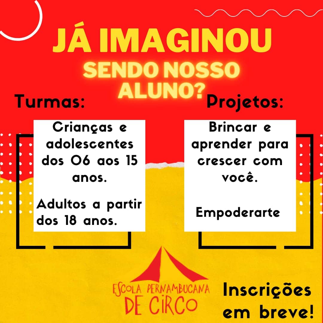 Escola Pernambucana de Circo - Seja aluno EPC!