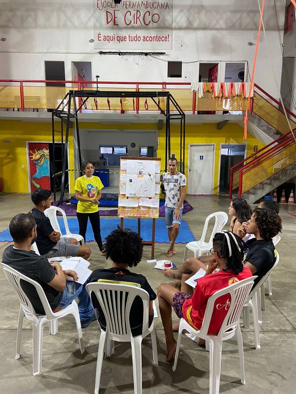 EPC e a formação de Circo Social para a nova equipe pedagógica